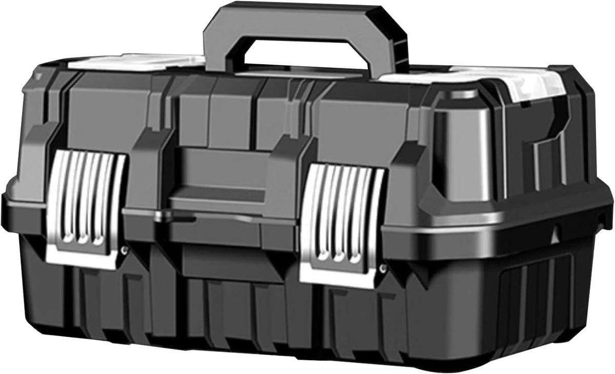  Boîte De Rangement De Matériel,boîte De Rangement D'outils | Organisateur De Matériel étanche à 3 Couches Pliable | Solution De Stockage Multifonctionnelle De Grande Capacité Avec Boucle En Acier
