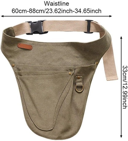  Sacoche Porte-Outils Pour Ceinture, Tablier Porte-Outils Pour Le Jardinage, Les Fleuristes, Le Travail Du Bois, Le Bricolage, Pour Outils à Main, Sac à Outils Avec Ceinture Réglable