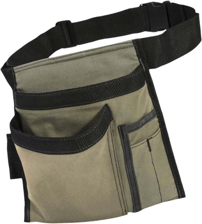  Ceinture Porte-outils Style Tablier D'électricien Avec Poches, En Tissu Oxford, Ajustable Et Légère, Convient Aux Hommes Et Aux Femmes. Couleur, Blanc