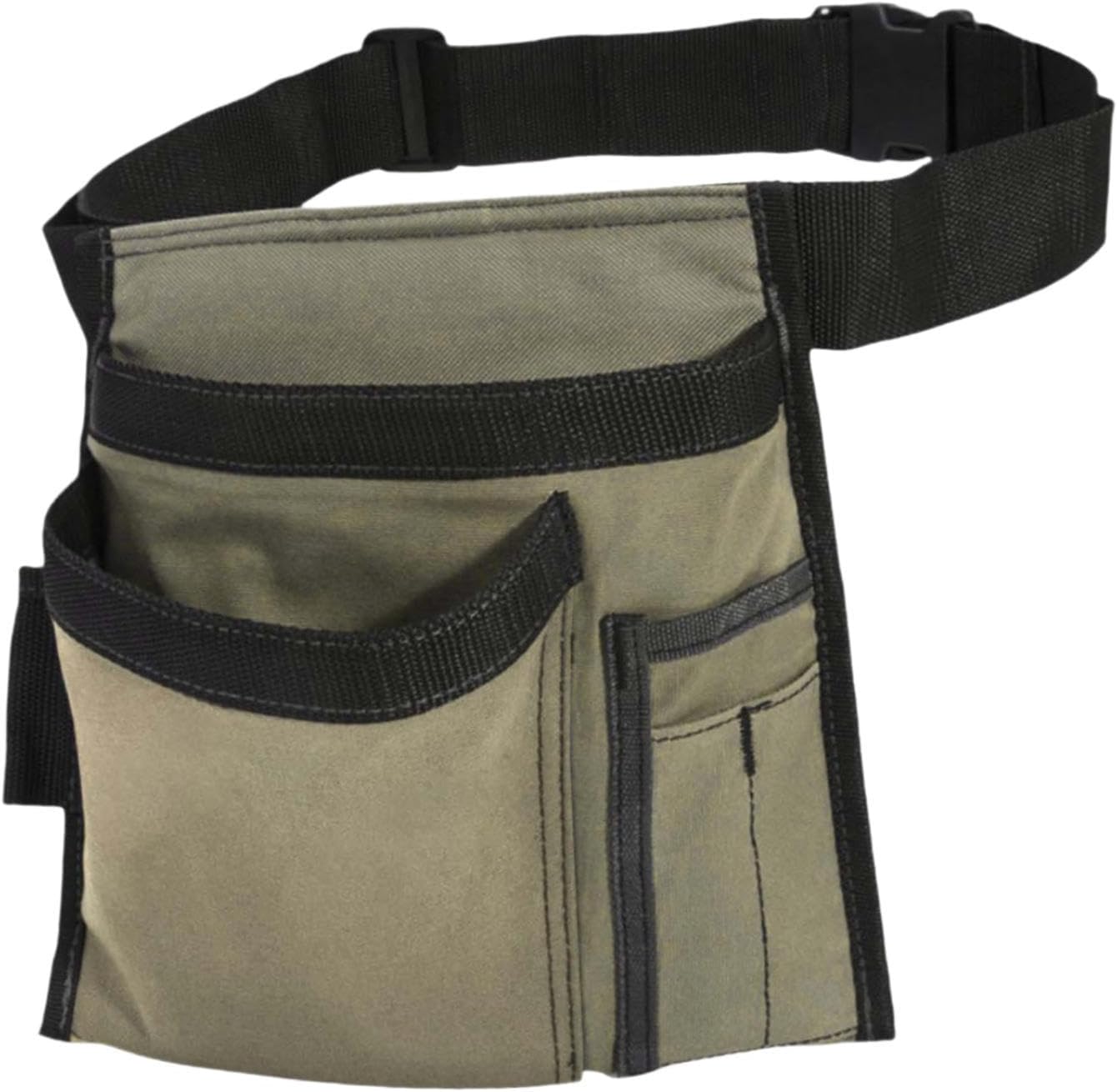  Ceinture Porte-outils Style Tablier D'électricien Avec Poches, En Tissu Oxford, Ajustable Et Légère, Convient Aux Hommes Et Aux Femmes. Couleur, Blanc