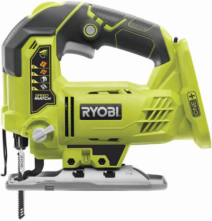  RYOBI - Scie Sauteuse 500W RJS750-G – Mouvement Pendulaire, Soufflerie Active, Changement Lame Sans Outil – Découpe Bois Et Métaux