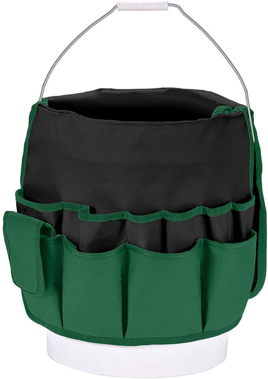  Accessoire De Jardinage Idéal Pour L ' Organisation Des Outils Tissu 600D Résistant à L ' Eau Et Plusieurs Poches De Rangement Étui à Outils De Jardin