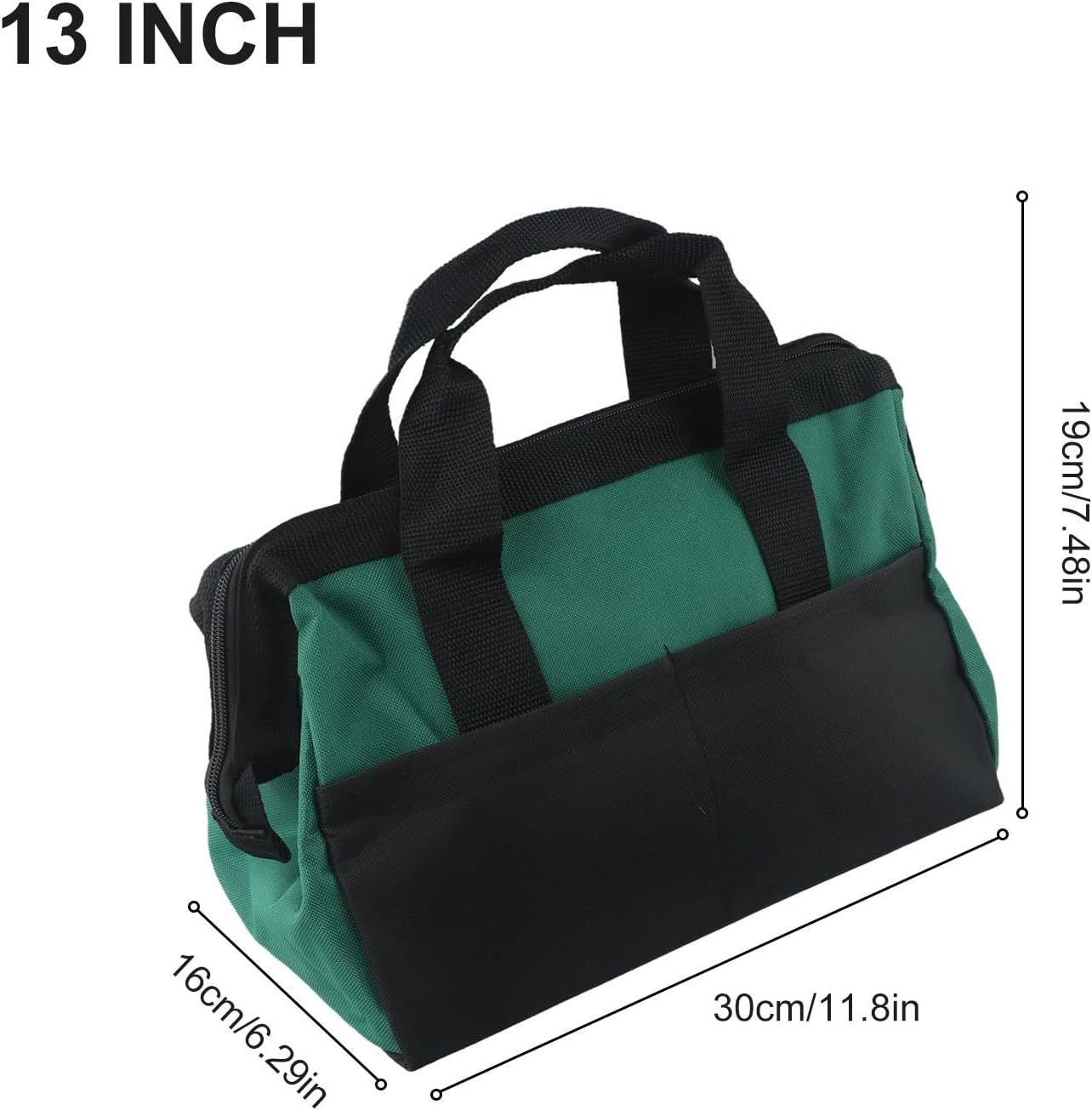  Sac à Outils D'électricien De Plusieurs Tailles Disponibles En 33, 35, 40, 48 Et 50,8 Cm En Utilisant Un Tissu Oxford Haute Densité Pour Une Durabilité à Long Terme (33 Cm)