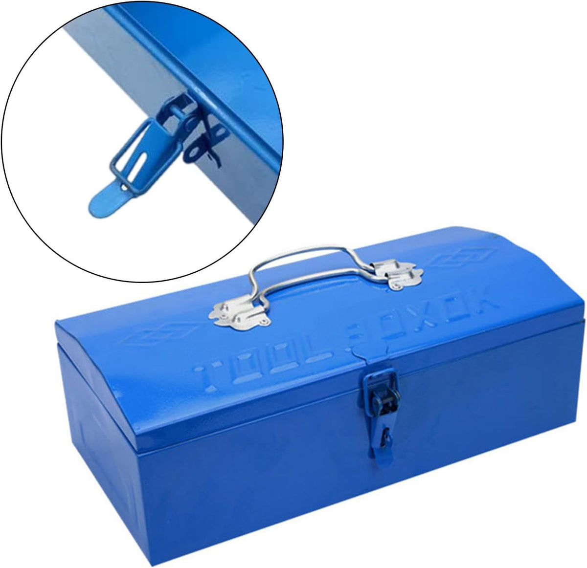  Boîte De Rangement Portable Pour Feuilles De Fer, Organiseurs D'outils, Coque Rigide Pour La Maison, Le Bureau Et Les Voyages Avec Fermeture Sécurisée