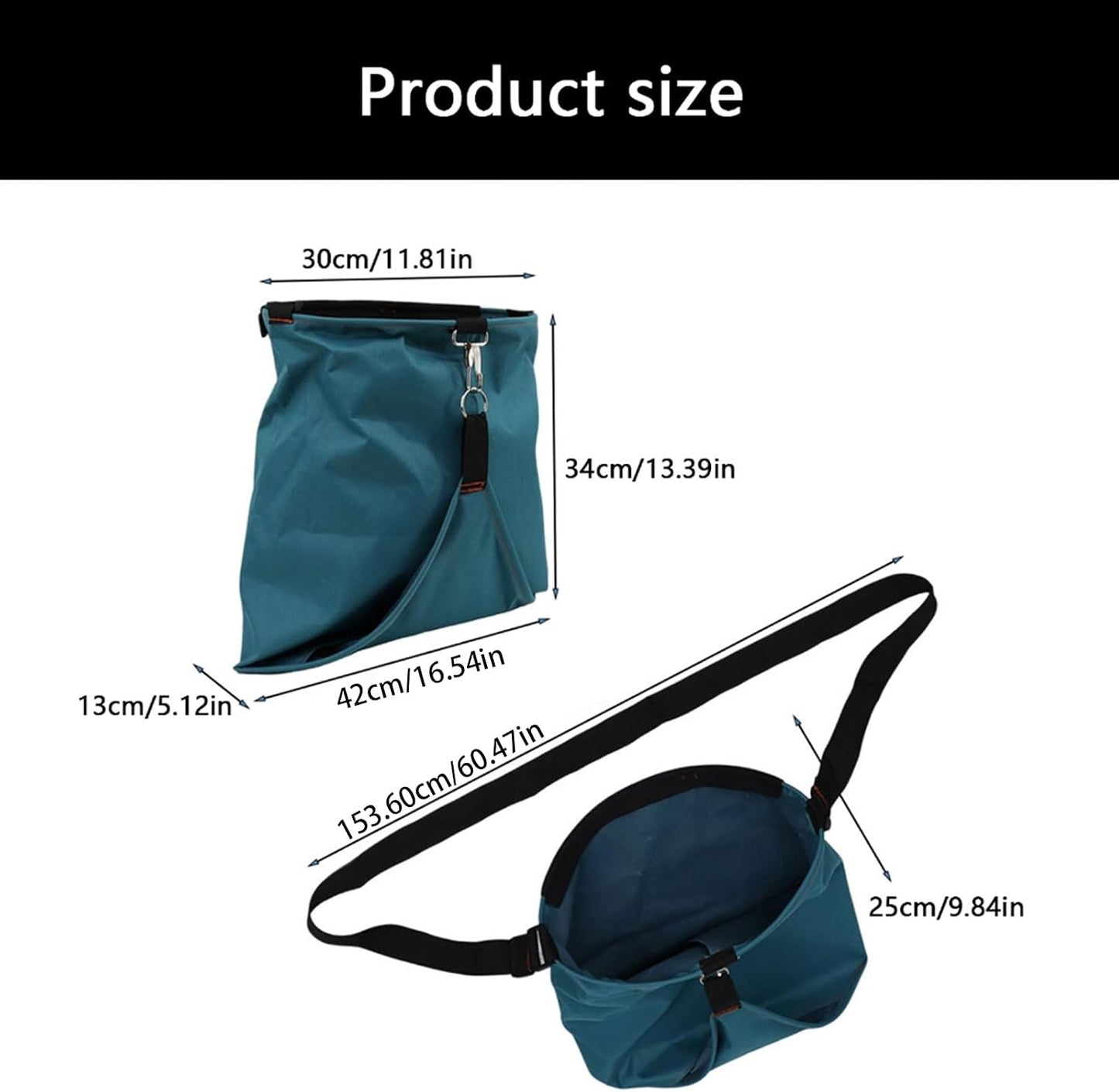  Sac De Récolte De Jardin Multifonction De Grande Capacité 35 X 34 Cm Adapté Pour Les Vergers, Agrumes, Matériaux Renforcés, Collecteur De Fruits Très Résistant