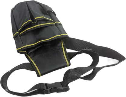  Ceinture à Outils Multifonctionnelle Pour électricien, Sac De Taille Réglable, Tissu Polyester Robuste Avec Plusieurs Poches Utilitaires, Organiseurs D'outils En Polyester
