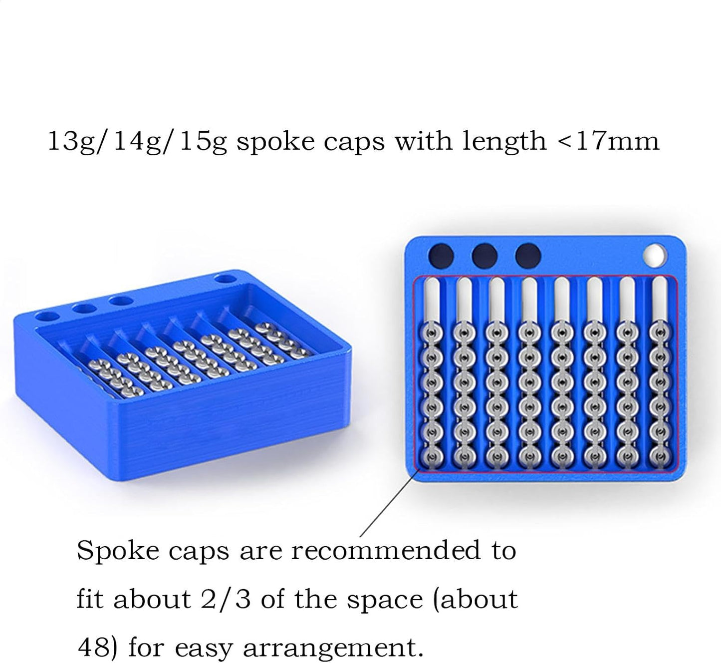 GENERIC Boîte De Rangement Pour Rayons, Porte-capuchons De Rayons Séparés, Organiseur Portable, Boîte à Outils De Tri Rapide, Rangement De Construction De Roues, Idéal Pour Les Accessoires Et L'entretien Des