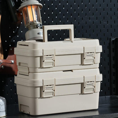  Boîte De Rangement à Outils En Polypropylène Avec Loquets Sécurisés, Organisation Interne Intelligente, Tailles 6,5 L Et 4 L Pour Organiseur Portable