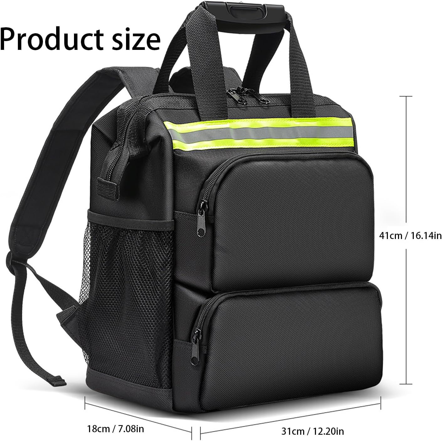  Sac à Dos Multifonction En Tissu Oxford Pour Outils D'électricien - Grande Capacité - Pour Réparation Et Entretien D'appareils électroménagers - Sac à Outils étanche