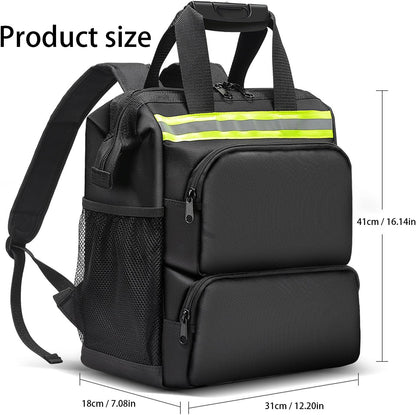  Sac à Dos Multifonction En Tissu Oxford Pour Outils D'électricien - Grande Capacité - Pour Réparation Et Entretien D'appareils électroménagers - Sac à Outils étanche