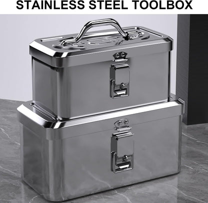  Boîte De Rangement Rigide En Acier Inoxydable Pour Outils Mécaniques