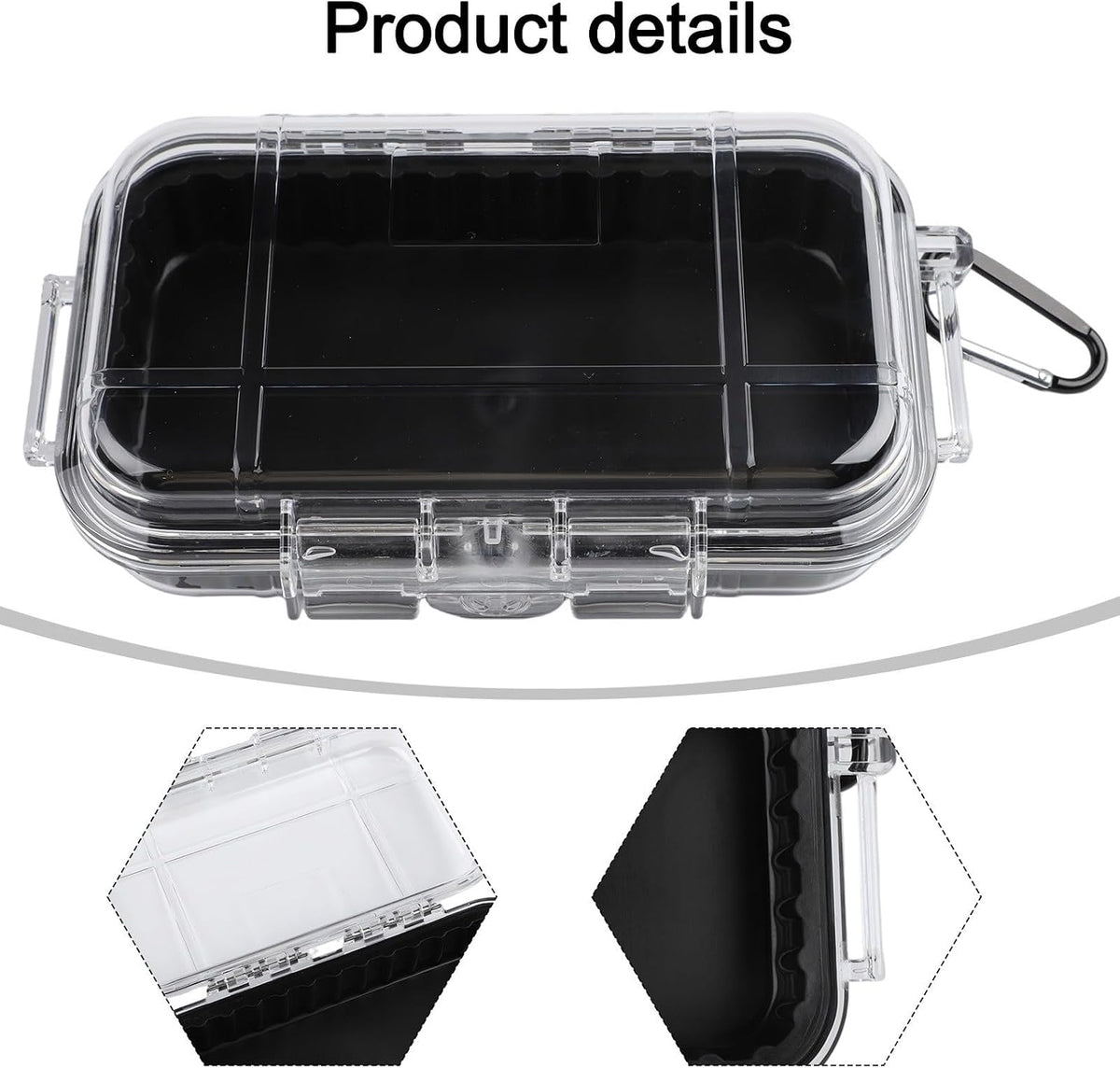  Boîte De Rangement à Outils Résistante Aux Intempéries En ABS Résistant Aux Chocs, Avec Rembourrage Intérieur Réglable Pour Un Transport Sûr, Design étanche Pour équipement Et Appareils D'extérieur