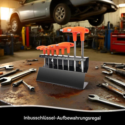  Boîte à Outils, Organisateur De Clés Hexagonales En Acier Inoxydable, Taille Compacte, Support Mural Peu Encombrant, Garage, Atelier, Accessoire De Rangement Robuste Pour Le Salon De La Maison