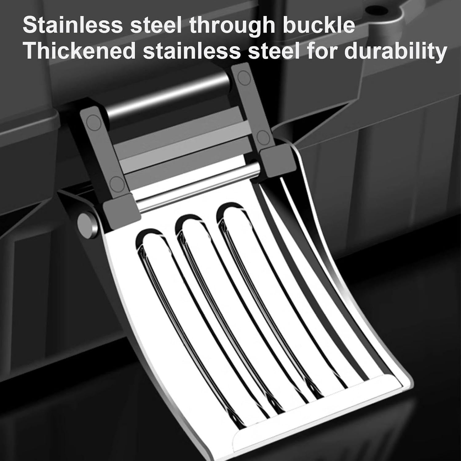  Boîte De Rangement De Matériel,boîte De Rangement D'outils | Organisateur De Matériel étanche à 3 Couches Pliable | Solution De Stockage Multifonctionnelle De Grande Capacité Avec Boucle En Acier
