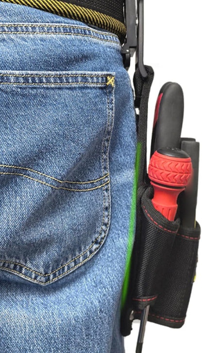 GENERIC Sac à Outils Conçu Pour électricien | Sachet Organisateur De Grande Capacité,Sac De Taille D'électricien - Pour Entrepreneurs, Mécaniciens, Plombiers, Bricoleurs, Couvreurs, Charpentiers