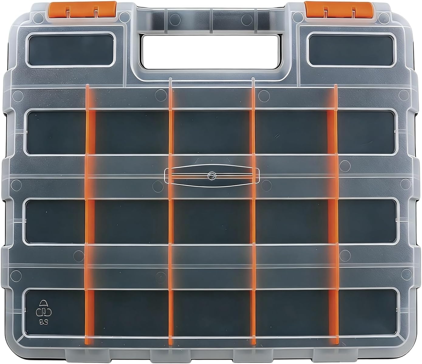 GENERIC Organisateur De Vis - Boîte Avec 34 Compartiments,Organisation D'Outils Pour Petites Pièces,pour Écrous Clous Perles Boulons Composants Électroniques Garage Et Atelier