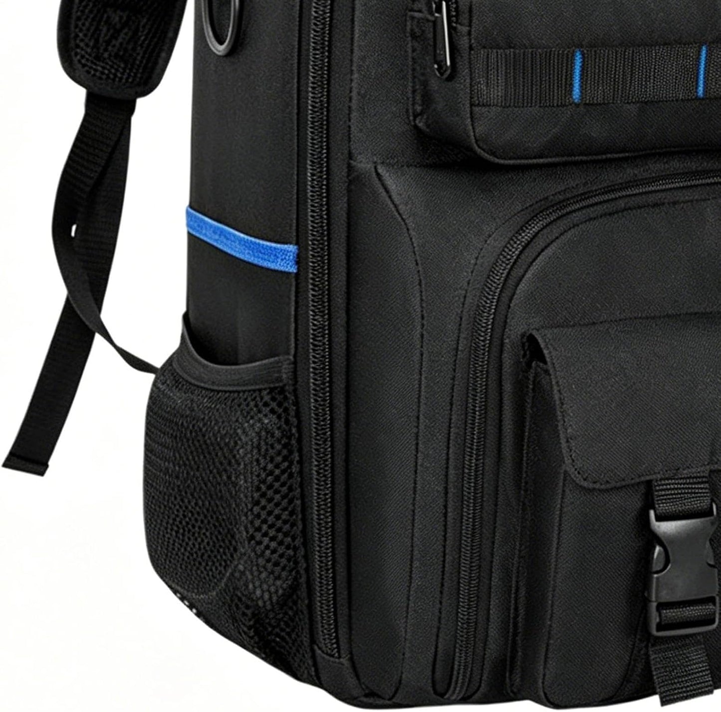 GENERIC Sac à Dos à Outils Robuste | Organiseur à Base Rigide – Avec Plusieurs Poches – Sac à Outils Robuste | Pour Charpentier, Soudeur, Construction, Extérieur Industriel