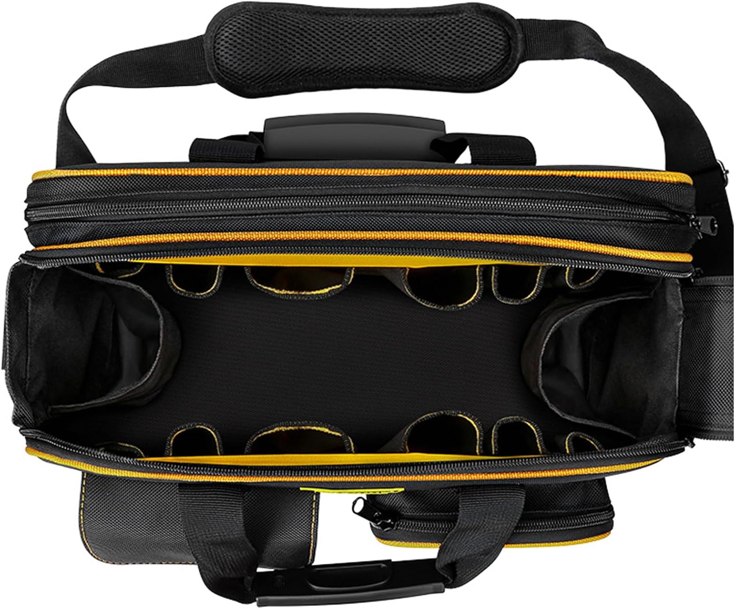  Sac à Outils En Toile Pour électricien, Sac Fourre-tout Robuste De Grande Capacité, Organiseur Portable épais, Bandoulière, Design Résistant à L'eau Pour Homme, Construction, Entretien, Chantier