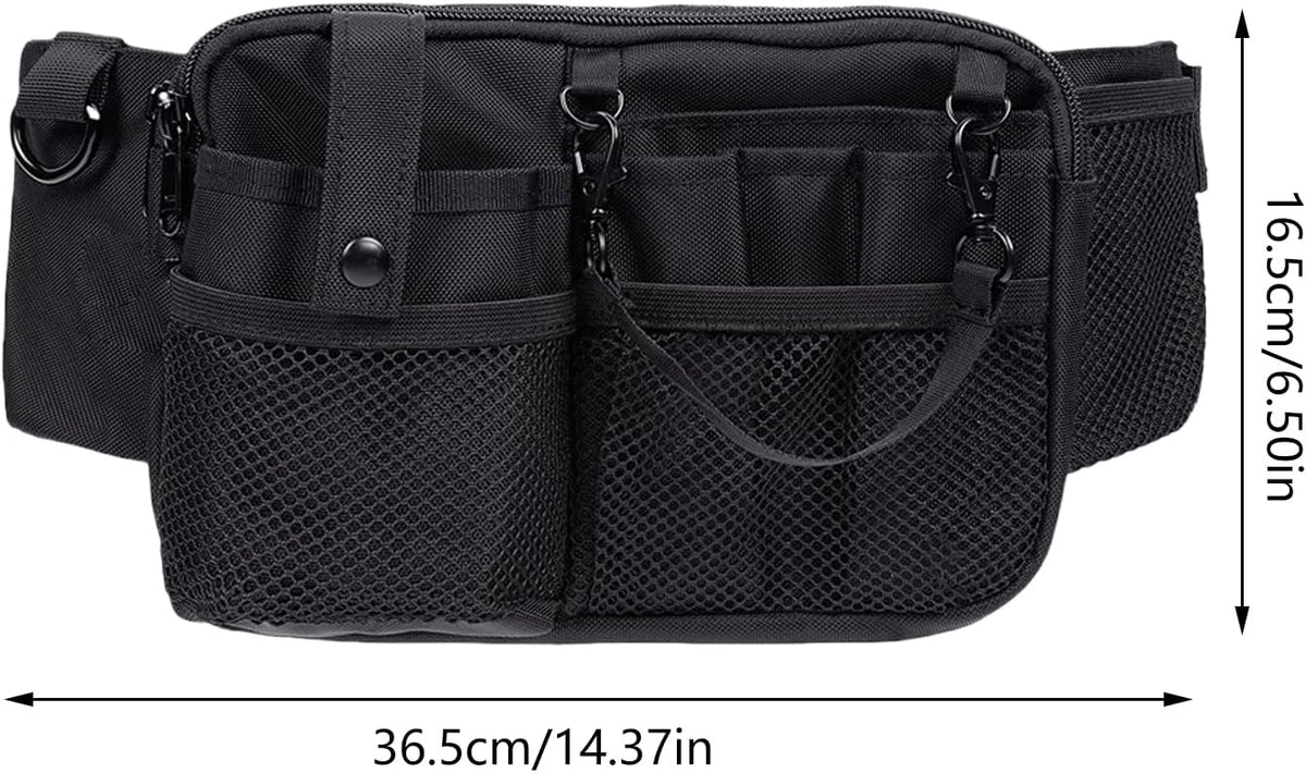  Sac De Ceinture Utilitaire Avec Rangement D'outils Pour Infirmières Et Infirmières, Noir