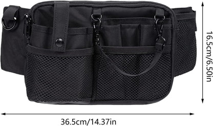  Sac De Ceinture Utilitaire Avec Rangement D'outils Pour Infirmières Et Infirmières, Noir