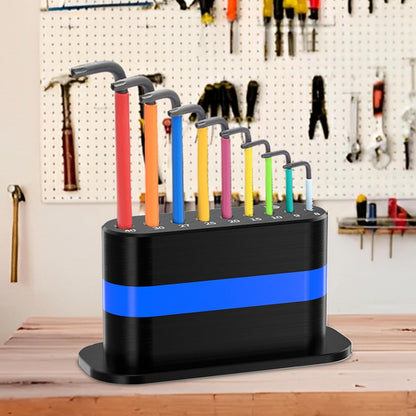  Support Pour Clés Allen - Porte-Clé En L - Porte-Clés à Libération Rapide Antidérapant Pour Garage Atelier Chariot à Outils Bureau