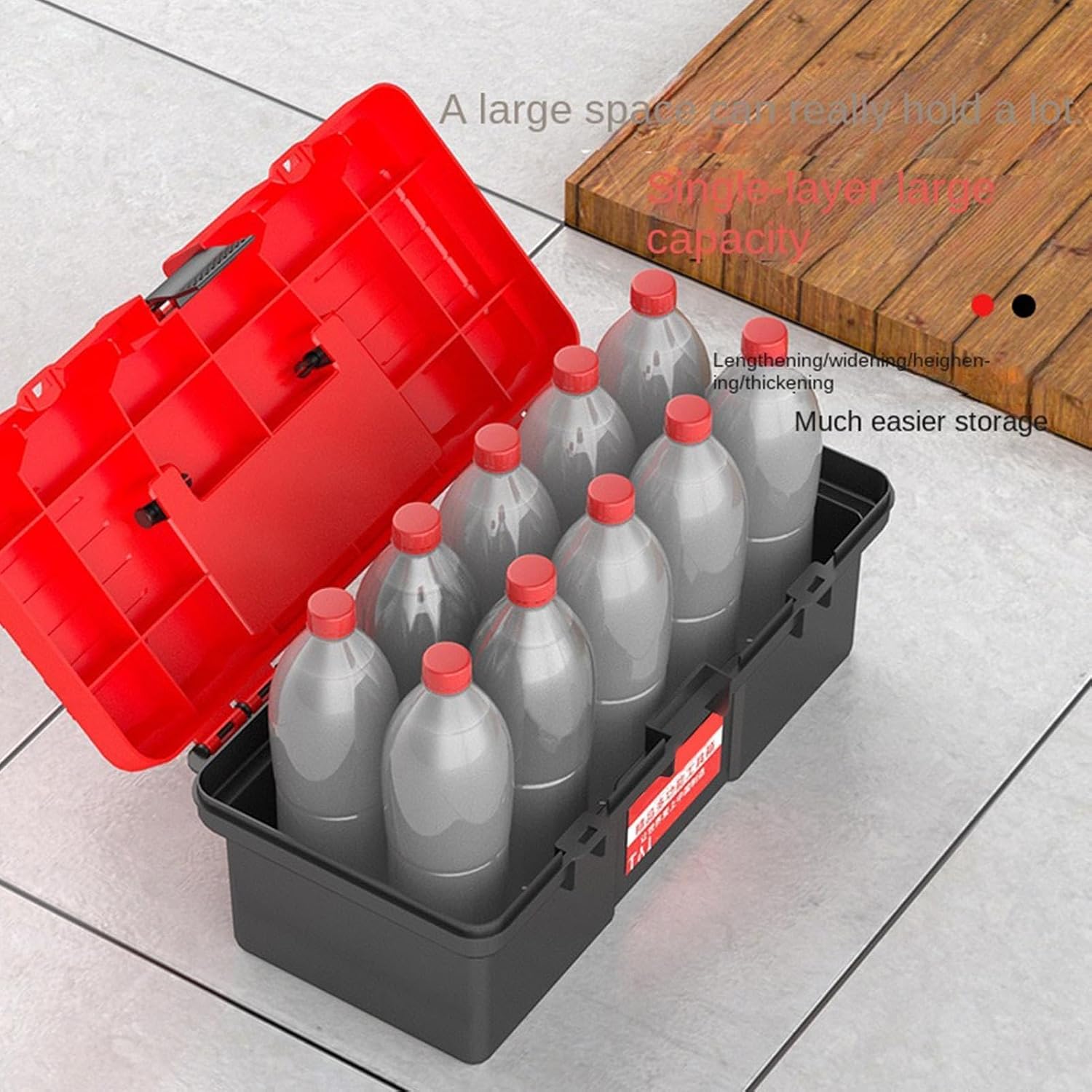 GENERIC Boîte à Outils Portable | Mini Boîte à Outils Portable Facile D'accès Et Robuste, Boîte De Rangement Pour Outils Ménagers – Pour Voiture, Maison, Bureau, Atelier, Garage, Voyage