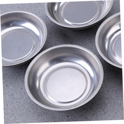  Gatuida Lot De 4 Bols Porte-pièces Magnétiques Ronds En Acier Inoxydable Pour Vis Et Outils, Adhérence Sécurisée Base En Caoutchouc Anti-rayures, Pour Atelier Et Usage Professionnel