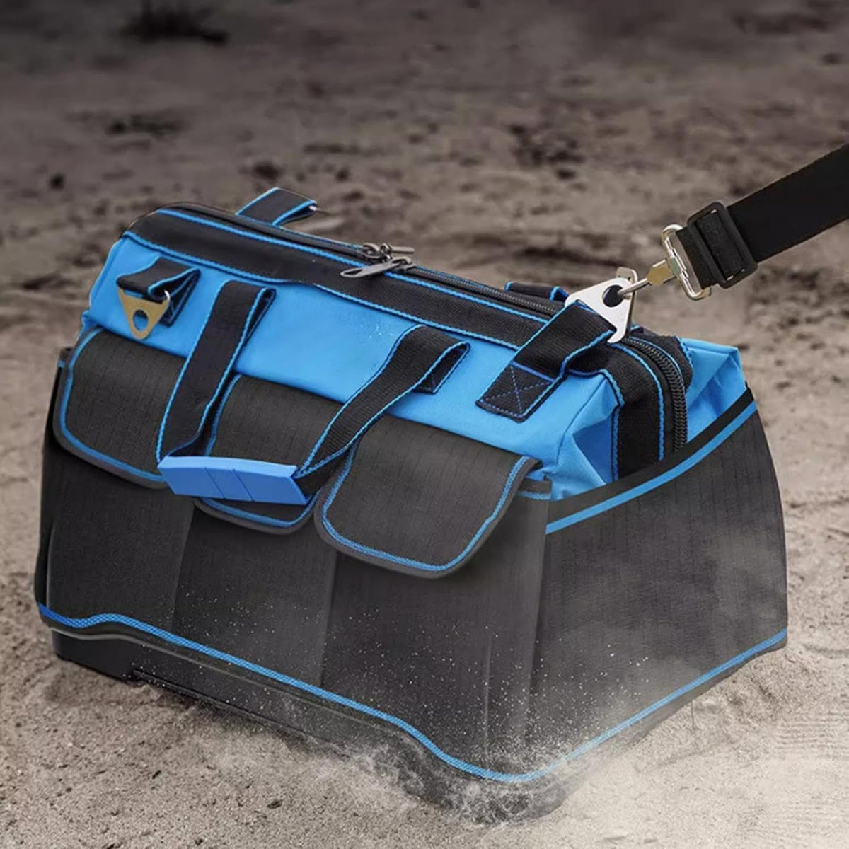 GENERIC Sac à Outils Organisateur | Oxford Résistant Imperméable Multi-poches | Sac À Outils Mécanicien Portable,pour Travaux De Construction Maison Garage Atelier Papa électricien Mécanicien