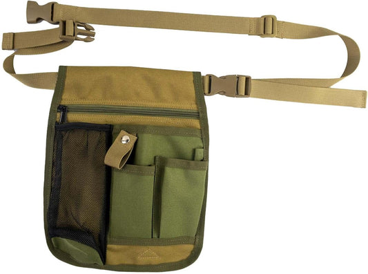  Sacoche à Outils Banane, Pochette à Outils, Jardinage, Ouvrier Du Bâtiment, électricien, Menuisier, Sac De Travail En Tissu Oxford, Vert