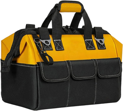 Sac à Outils Portable Pour Homme - Large Ouverture - Rangement Oxford - Sac à Main Pour Tournevis - Étanche