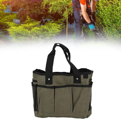  Cocoarm Sac Fourre-Tout D'extérieur En Tissu Oxford, Organisateur D'outils De Jardin 46 X 25 Cm Avec 11 Poches, Doublure Imperméable, Sac De Rangement à Main Pour Fournitures 'Outils De Jardinage
