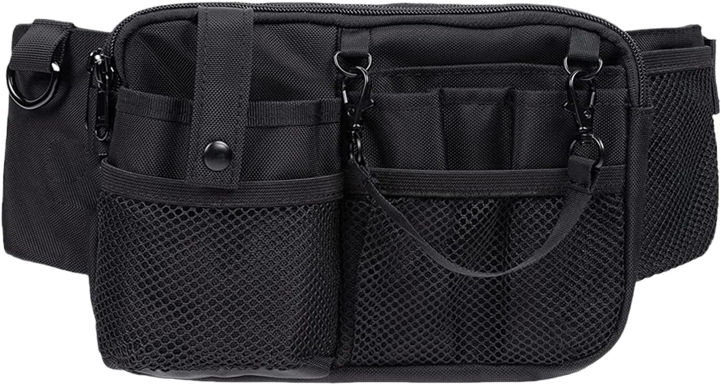  Sac De Ceinture Utilitaire Avec Rangement D'outils Pour Infirmières Et Infirmières, Noir