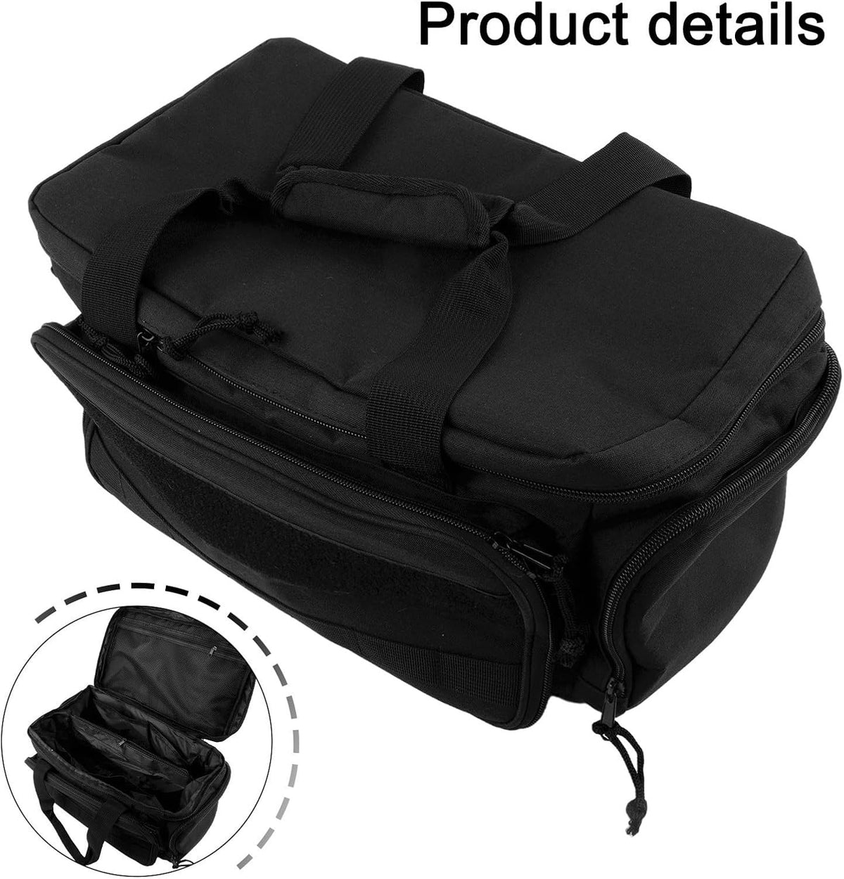  Sac De Rangement Pour Outils, En Toile Robuste Multifonction, Pour Homme, Organiseur à Main Pour Atelier Et Matériel De Bricolage (kaki)