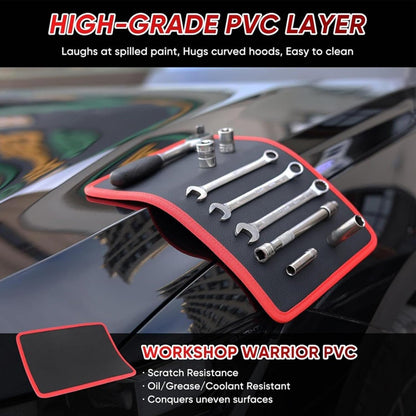  Tapis Magnétique | Organiseur De Pièces Métalliques - Tapis Magnétique Non-Glissant Pour Mécaniciens,Pour Atelier Auto Garage Tournevis Clés Boulons
