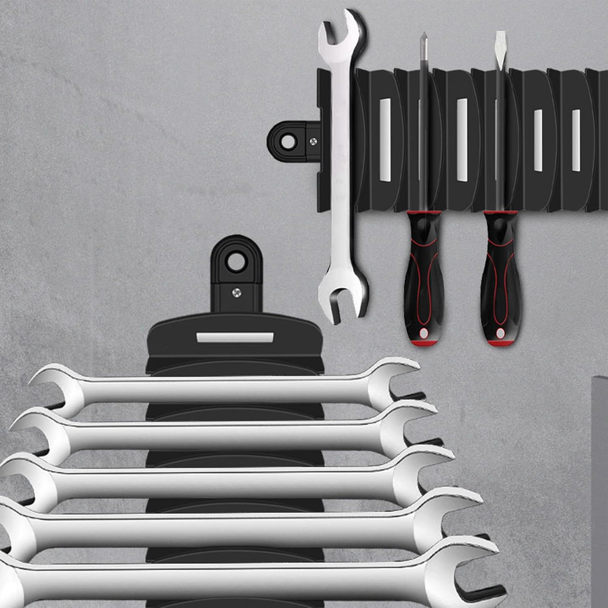 GENERIC Organiseur De Clés Magnétique, Support De Rangement Pour Outils, Boîte à Outils Polyvalente, Support Robuste, Idéal Pour Les Passionnés, L'organisation D'atelier Et De Garage