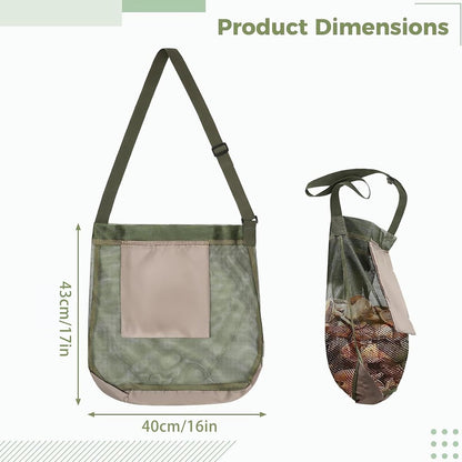 GENERIC Sac À Champignons De Cueillette - Grande Capacité Avec Poche Téléphone - Sac De Cueillette Extérieur | Pour Les Amoureux De La Nature Les Passionnés Plein Air Randonneurs Forêt Sentiers