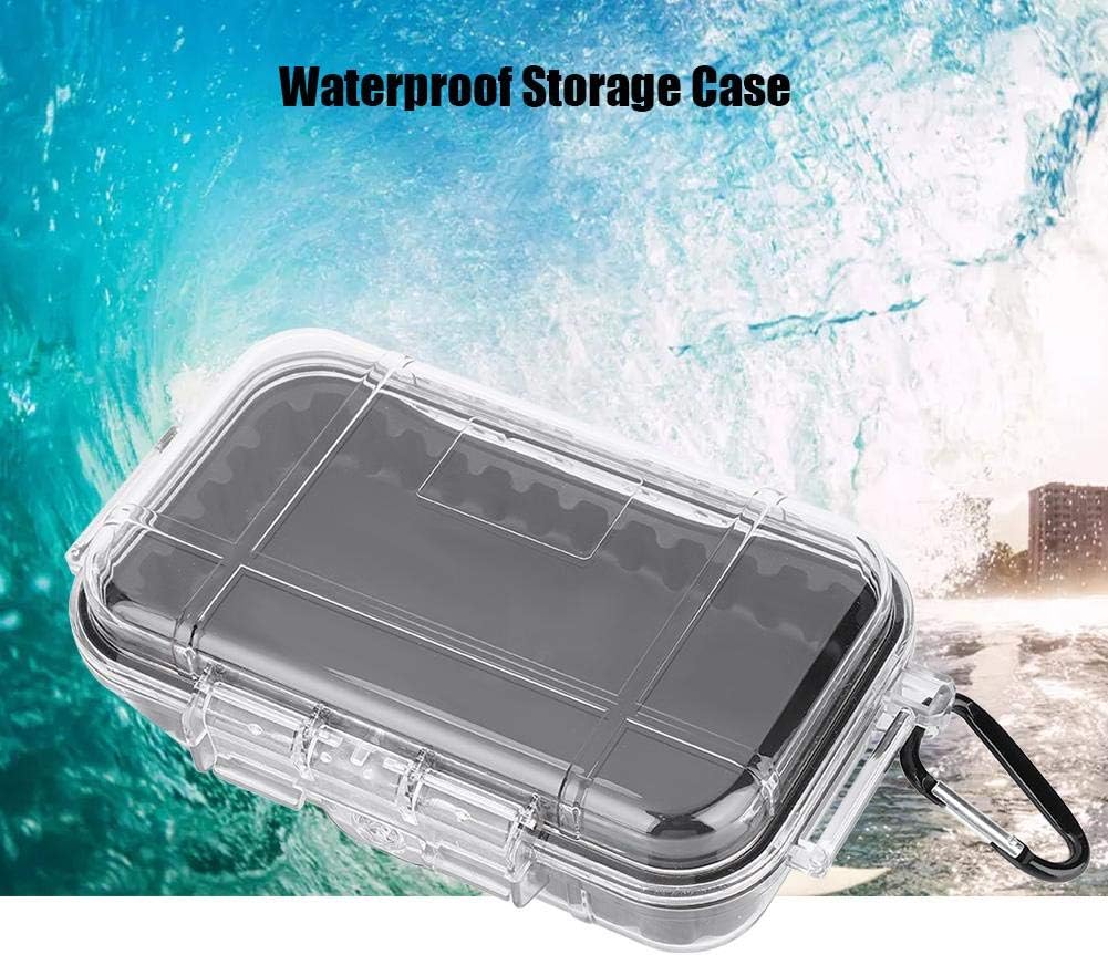  Boîte De Rangement En Plastique étanche Et Résistante Aux Chocs - Pour L'extérieur - Étanche Et Hermétique - Avec Coque Rigide - Boîte De Transport - 4 Couleurs (transparent)