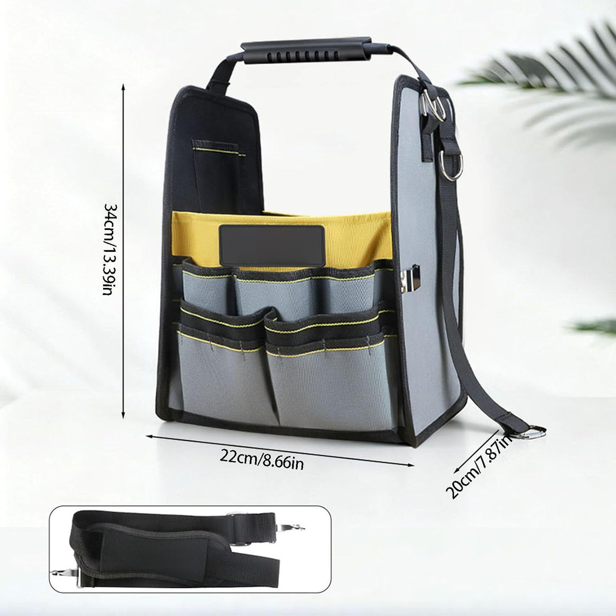  Sac à Outils Robuste De Grande Capacité De Rangement Pour électriciens Avec Poignée Ergonomique