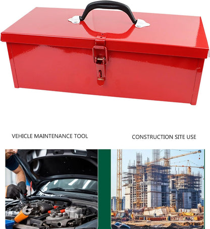  Boîte à Outils En Fer Avec Revêtement Résistant à La Rouille Pour Les Bricoleurs Amateurs Et Les Amateurs De Réparation