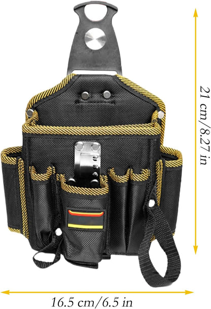  XIAOXIAOYU Sac à Outils Pour électricien - Organiseur De Travail - Capacité - Porte-ceinture Léger Pour Couvreurs Et Coiffeurs
