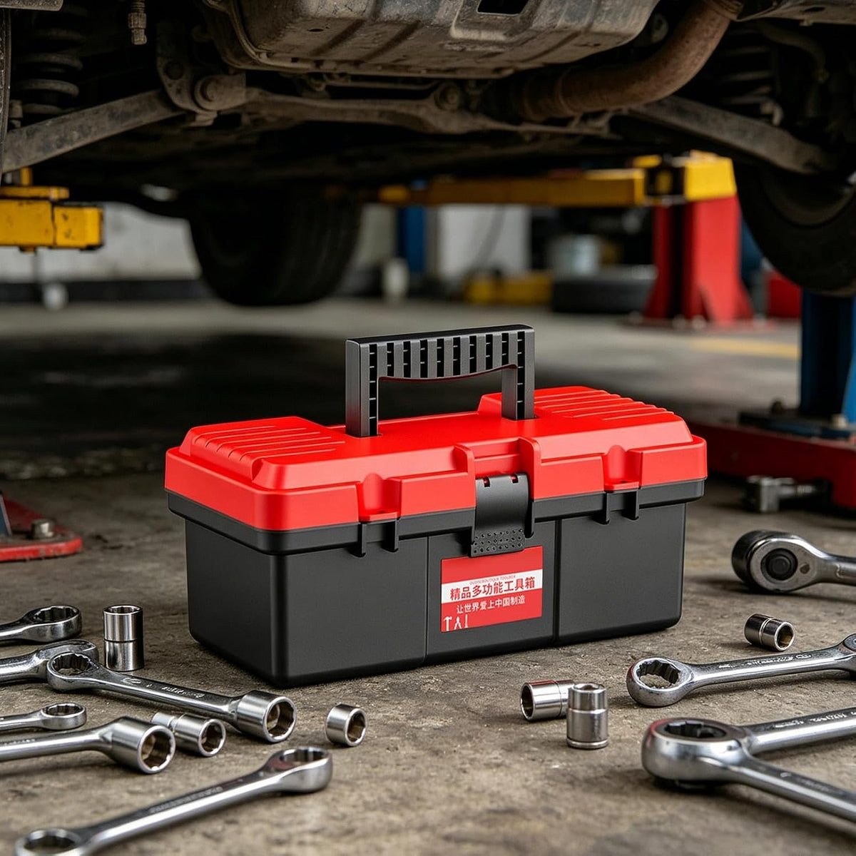  Boîte À Outils À Main - Organisateur Portable Renforcé Mini Avec Poignée Pour Loisirs Créatifs | Coffre à Outils Pour Réparations Domestiques,pour Véhicule Voiture Bureau Atelier Garage Voyage