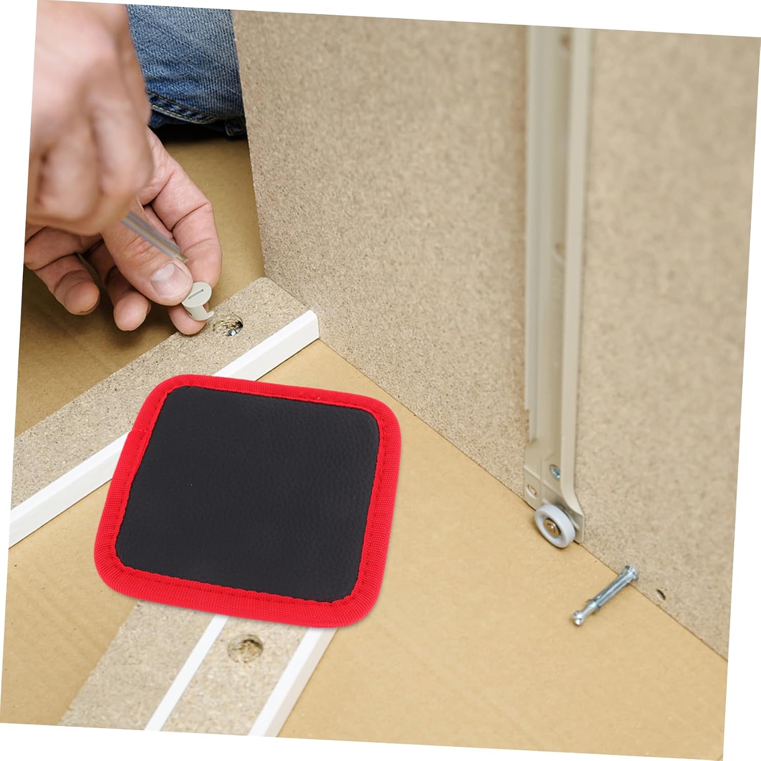  ULTECHNOVO Tapis Magnétique Double Face Pour Outils, Rangement Magnétique Aimants En Polyuréthane, Plateau à Outils De Mécanicien Portable, Organisateur Pour Atelier Et Réparations, Lot