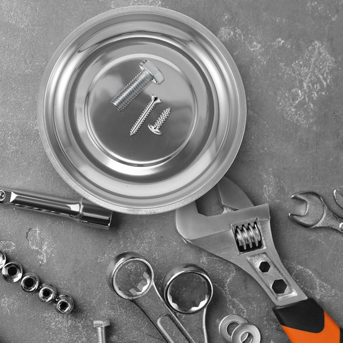  Ciieeo Bol Magnétique Pour Acier Inoxydable Plateau Pour Vis Boulons Écrous Organisation De Petits Outils