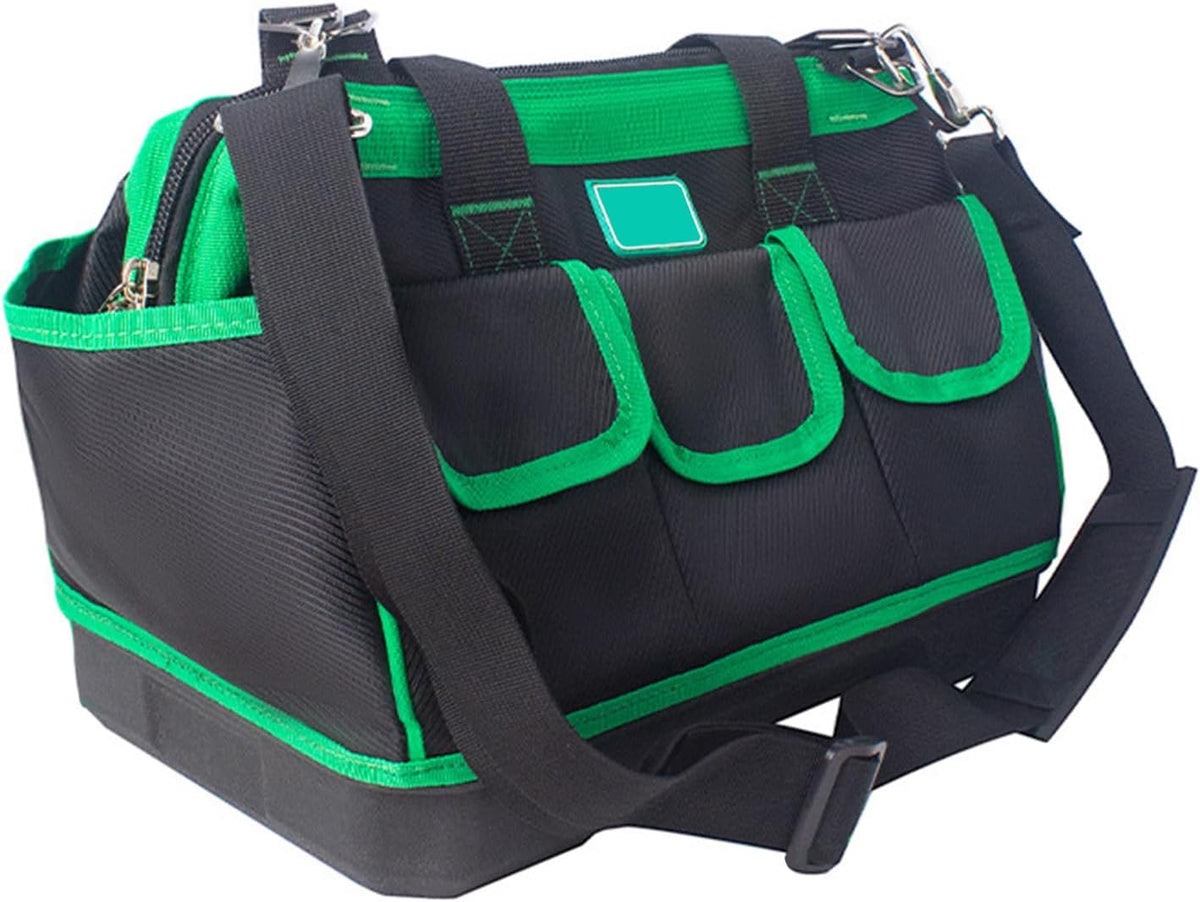  Sac à Outils De 40,6 Cm, 45,7 Cm, Avec Bandoulière Réglable, étanche, Avec 8 Poches Extérieures, Poignée En Caoutchouc