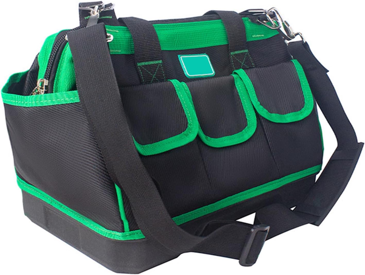  Sac à Outils De 40,6 Cm, 45,7 Cm, Avec Bandoulière Réglable, étanche, Avec 8 Poches Extérieures, Poignée En Caoutchouc