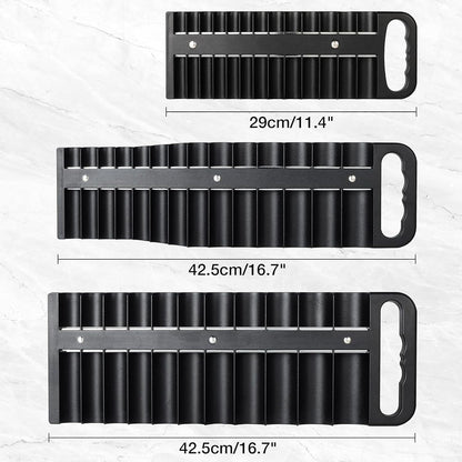 GENERIC Lot De 3 Organiseurs De Douilles Magnétiques, Porte-outils Portables Pour Prises, Organisateur De Douilles Magnétiques Pour Garage, Atelier, Idéal Pour Les Mariages Et Les Anniversaires
