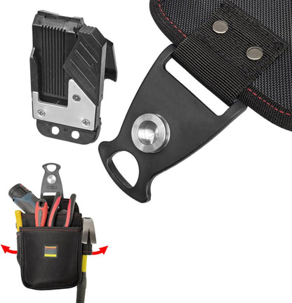 GENERIC Petite Pochette à Outils – Rangement à Dégagement Rapide Pour Outils D'électricien – Porte-outils Pour Pinces, Marteaux, Réparations électriques, Plomberie, Entretien, Travail Du Bois, Construction
