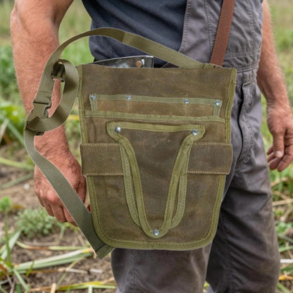  Ceinture Porte-outils De Avec De Multiples Poches, Sac à Outils Robuste Pour Une Utilisation En Extérieur, Convenant Aux Femmes Et Aux, Marron