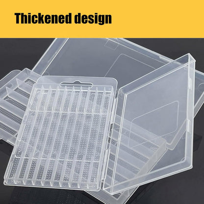  Boîte à Outils Transparente Avec Fermeture Sécurisée Et Crochet De Suspension Pour Accessoires, Boîte à Outils, Rangement De Petites Pièces