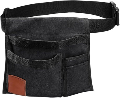  Ceinture Porte-Outils De Jardin En Toile - Pochette À Outils Ajustable À Taille, Tablier Utilitaire Léger Avec Poches Pour Femmes Hommes, Organisateur De Jardinage